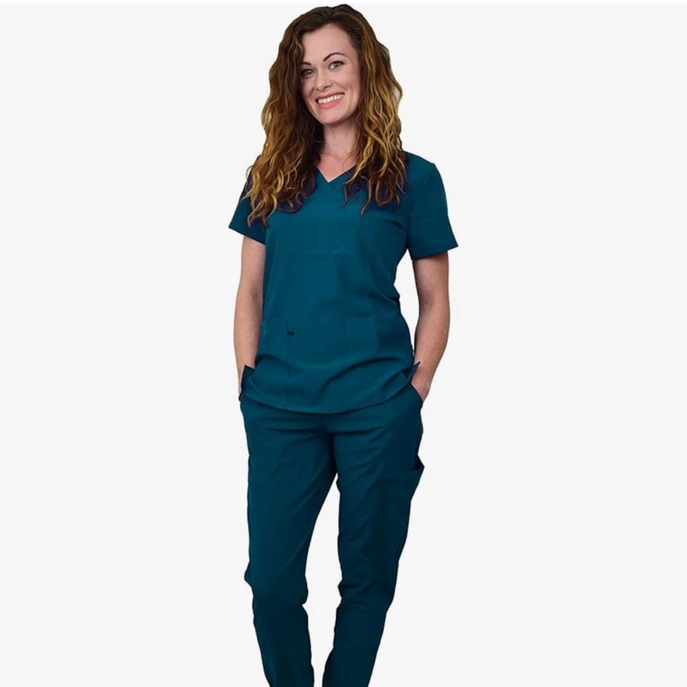 Blue Scrubs Set